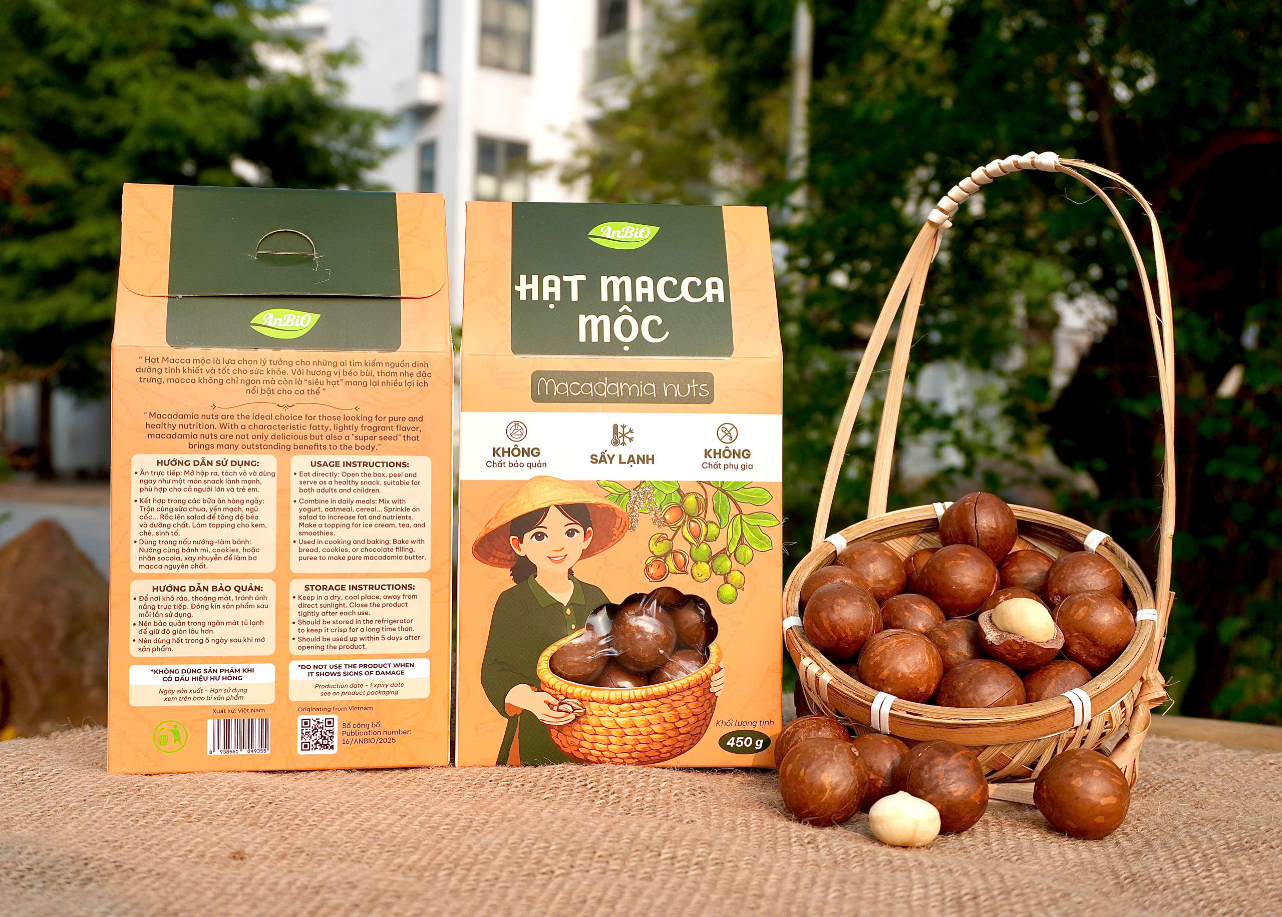 Hạt macca Mộc - 450g