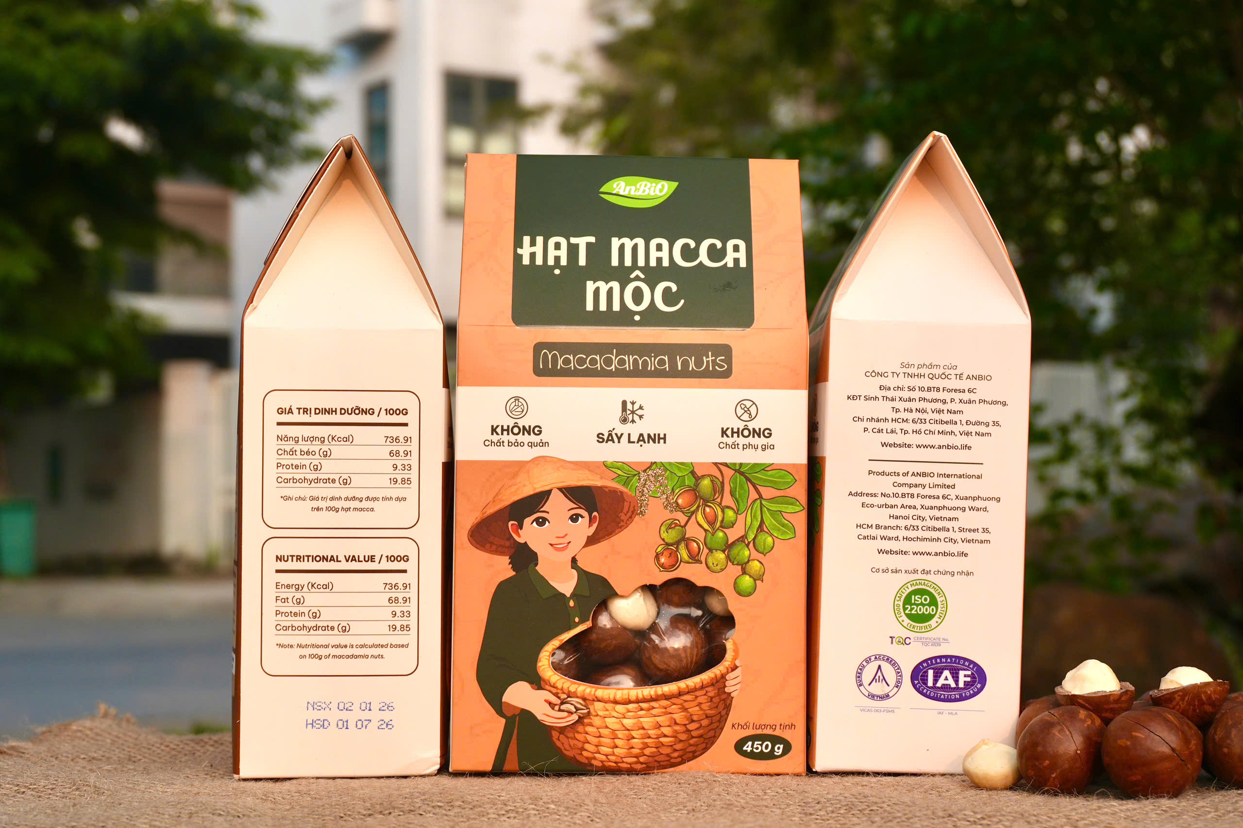 Hạt macca Mộc - 450g