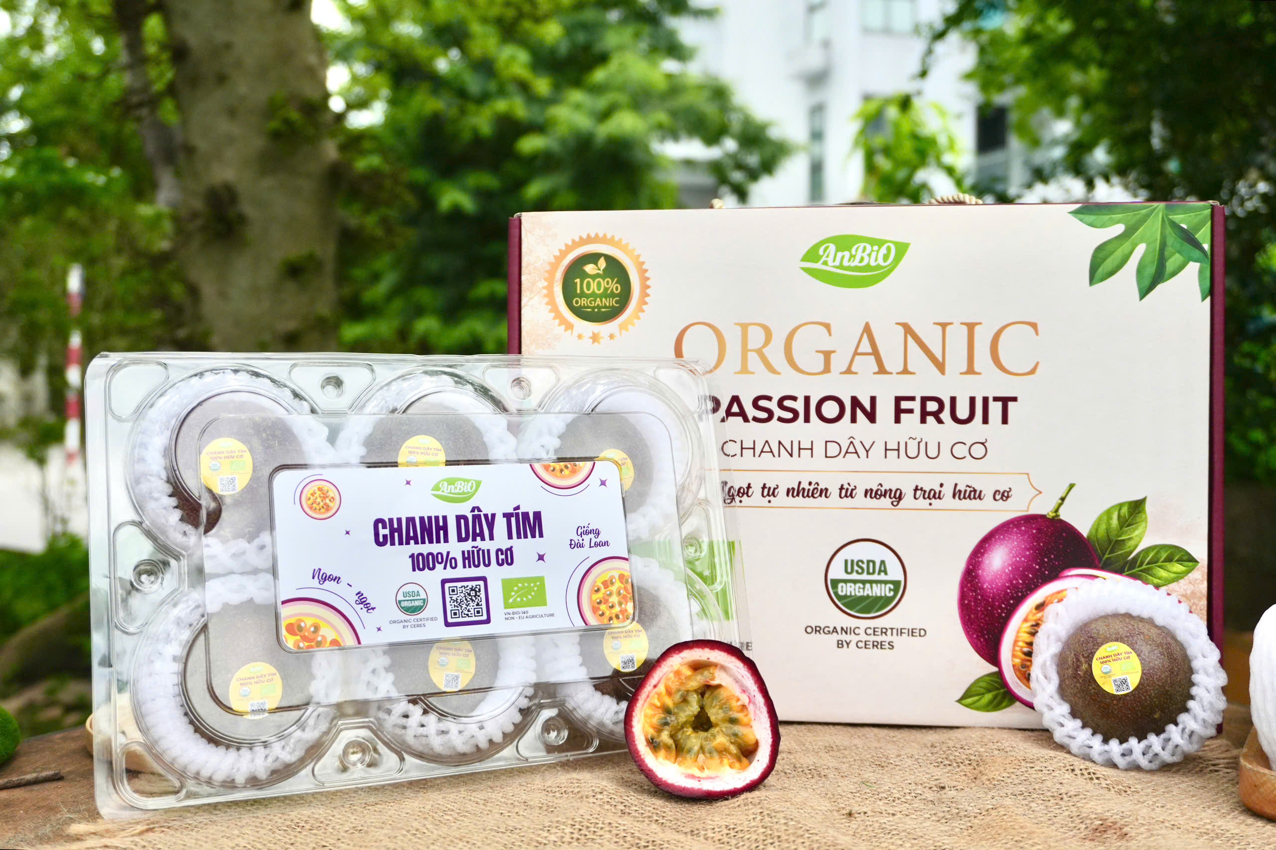 Chanh dây tím hữu cơ Farm AnBiO