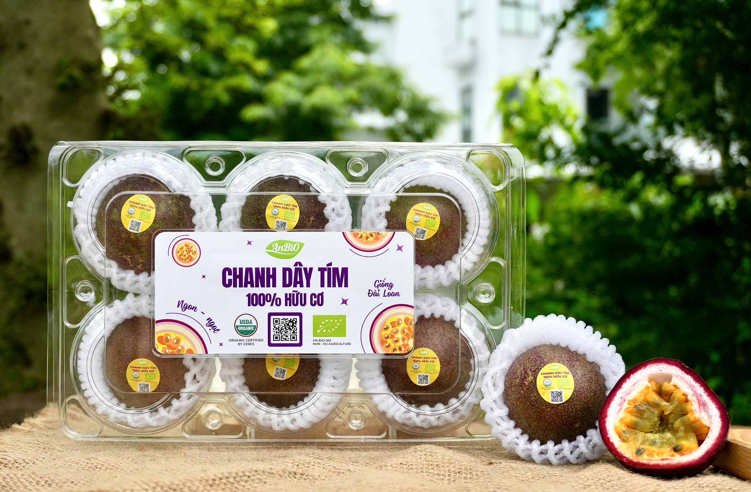 Chanh dây tím hữu cơ Farm AnBiO