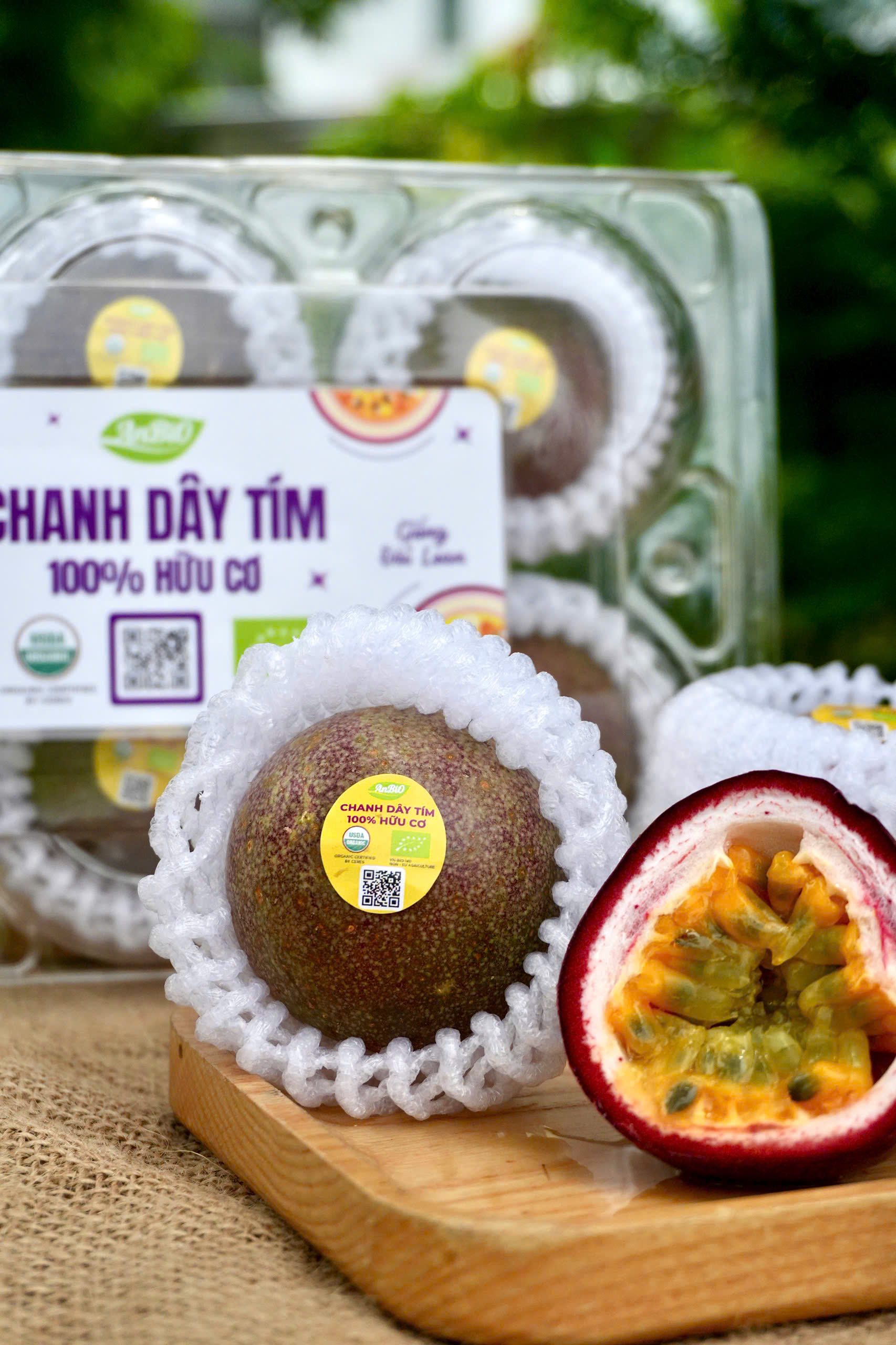 Chanh dây tím hữu cơ Farm AnBiO