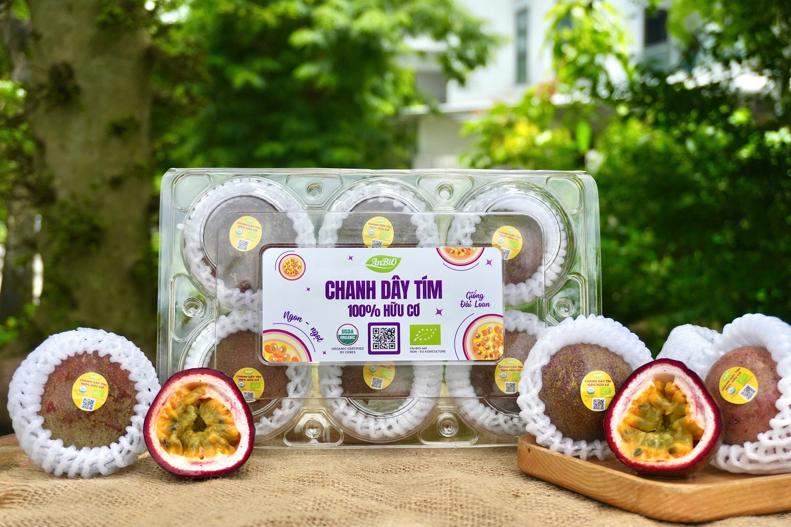 Chanh dây tím hữu cơ Farm AnBiO