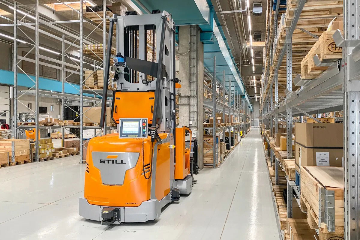 Các loại xe nâng tự hành (Automated Guided Forklift)