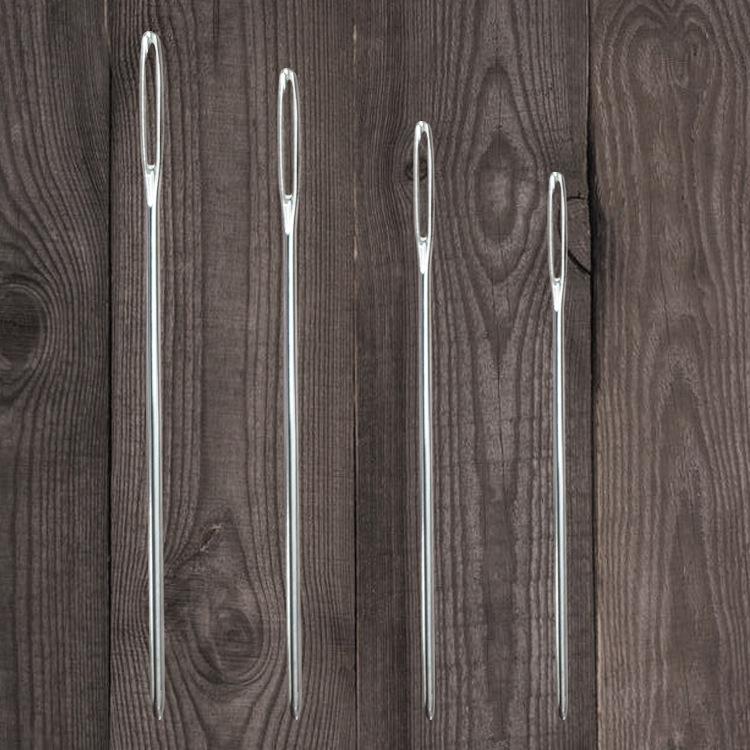 [Bông bán Len] Combo 10 chiếc Kim khâu len bằng sắt thép chống gỉ 1.6*5.3 cm phù hợp len nhỏ đến trung bình như jeans cotton milk ctvn milk bò