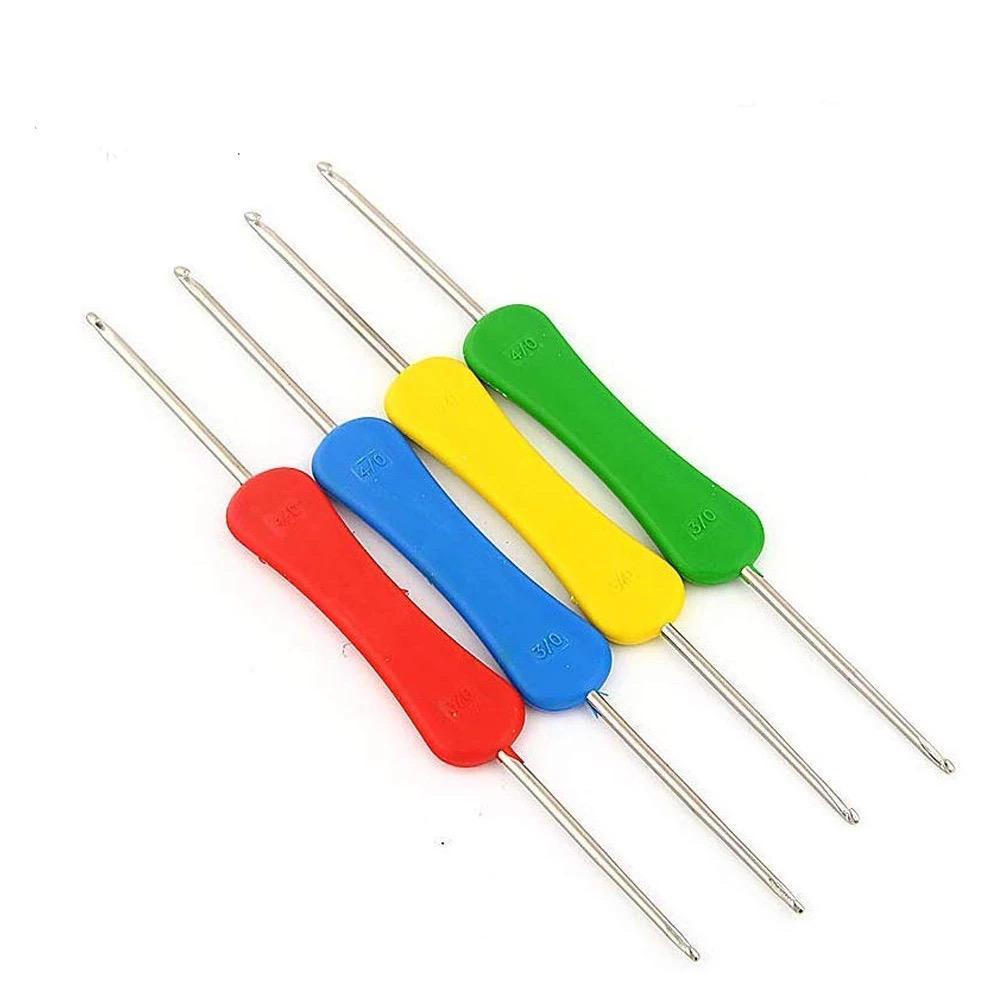 [Bông bán Len] Kim móc len 2 đầu-Kim móc khăn,móc áo,móc gấu,... số 1 sợi bộ  dụng Diy crochet hook
