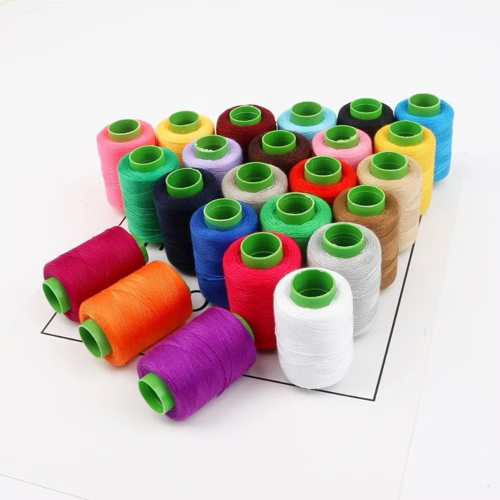[Bông bán len] Combo 10 cuộn chỉ may đa màu sắc - Sợi chỉ chắc chắn, độ bền cao