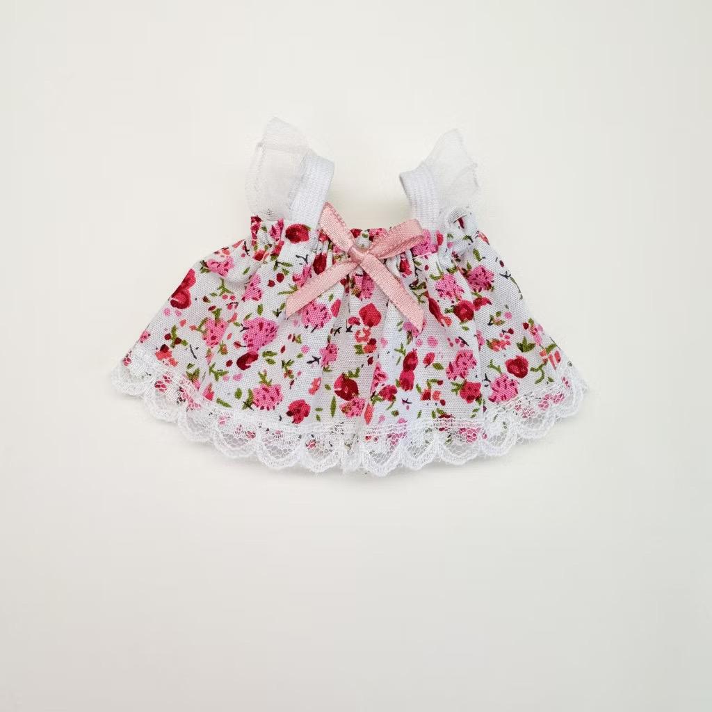 [Bông bán Len] Bộ Quần Áo Cho Gấu Bông, Búp Bê Thành Fashionista - Chất liệu Cotton & Ren Mềm Mại