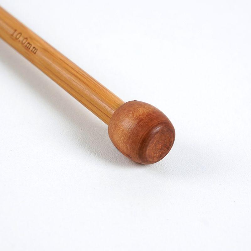 [Bông bán Len] Que đan len bằng tre dài 25cm DIY số 1 sợi đũa  đan