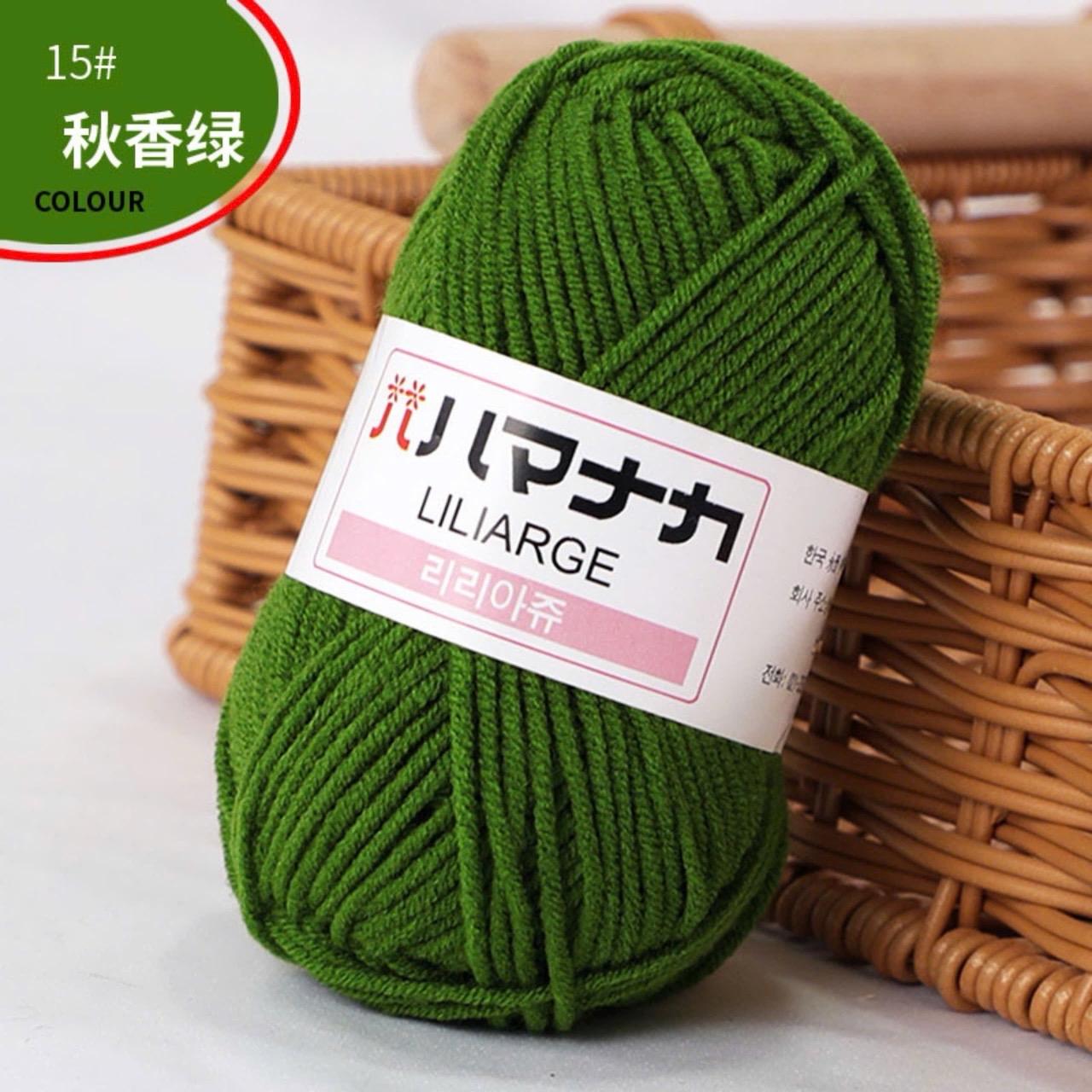 Len Milk Cotton Hàn Quốc 25 gram