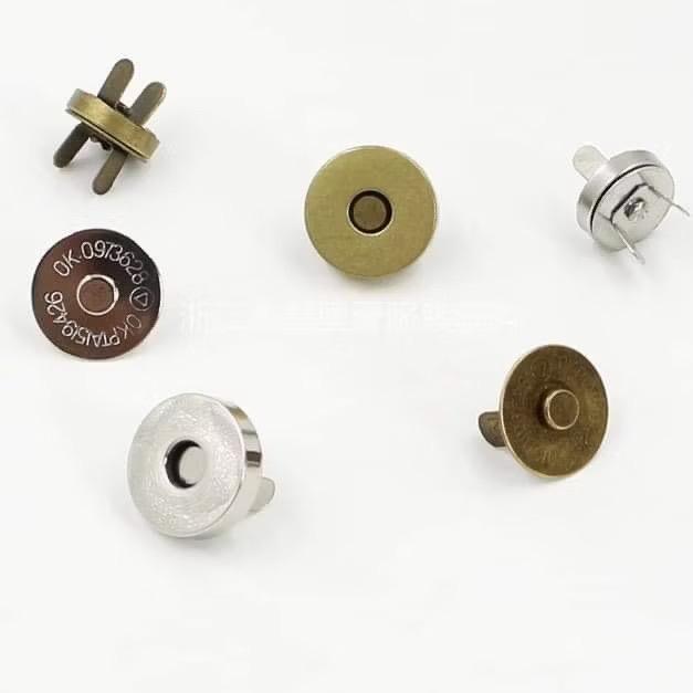 [Bông bán Len] Nút Hít Nam Châm 18mm - Phụ Kiện Làm Túi, Phụ Kiện Handmade