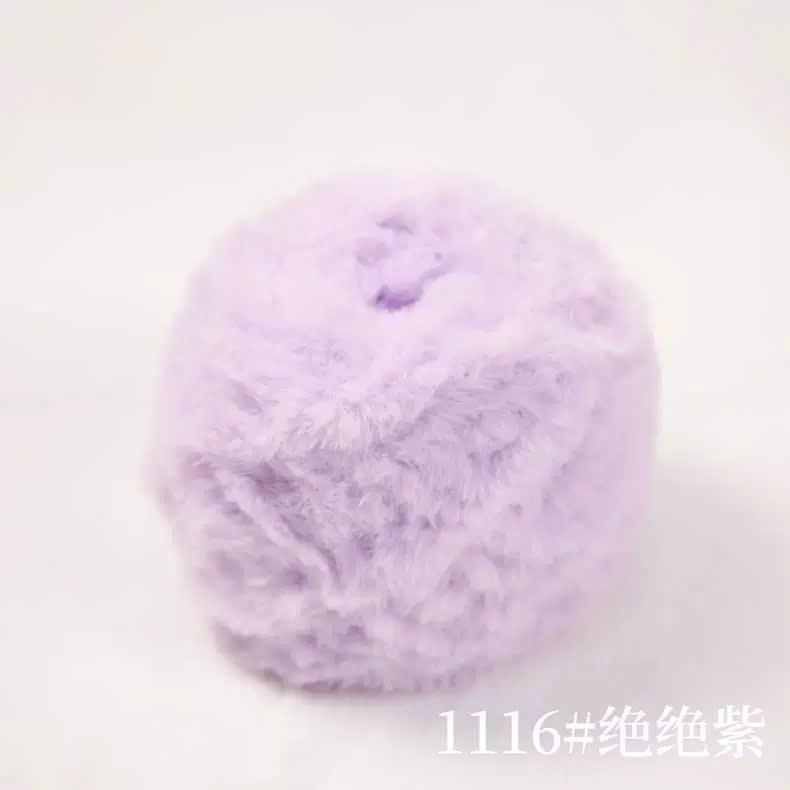 [Bông bán len] Len lông thỏ 50g siêu mềm mịn babytree DIY crochet babytree gấu móc