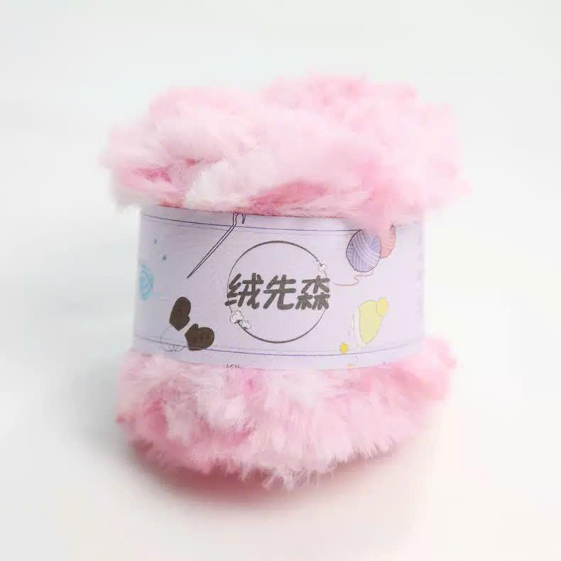 [Bông bán len] Len lông thỏ 50g siêu mềm mịn babytree DIY crochet babytree gấu móc