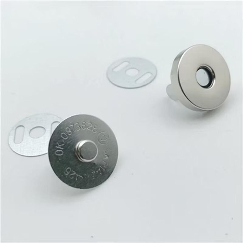 [Bông bán Len] Nút Hít Nam Châm 18mm - Phụ Kiện Làm Túi, Phụ Kiện Handmade