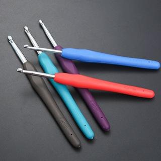 [Bống bán len] Kim móc len kim loại cán dẻo Diy kim  móc khăn  len bộ  dụng crochet hook