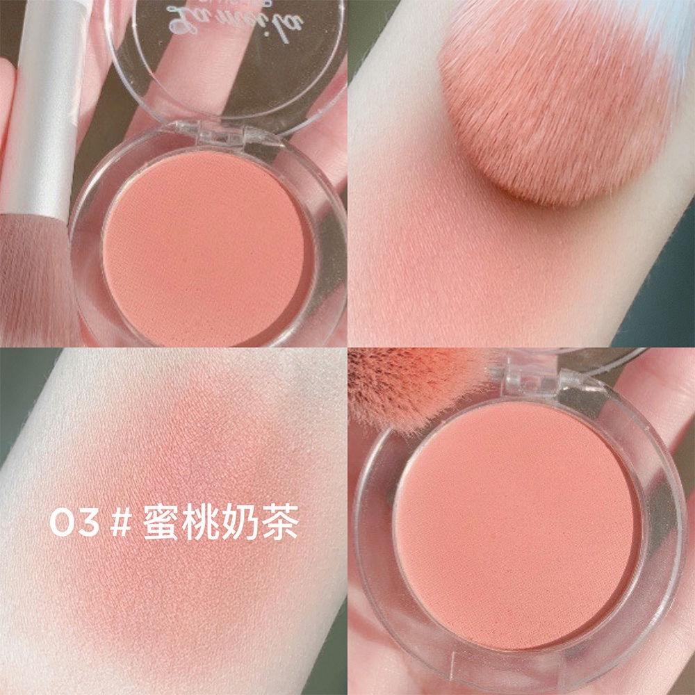 Bông bán Len] Phấn má Lameila, phấn má hồng đơn sắc hình tròn nội địa trung tông màu cam đào hồng Mỹ Phẩm Trang Điểm Cosmetic Nữ