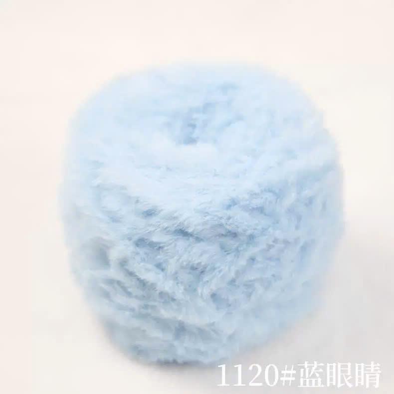 [Bông bán len] Len lông thỏ 50g siêu mềm mịn babytree DIY crochet babytree gấu móc