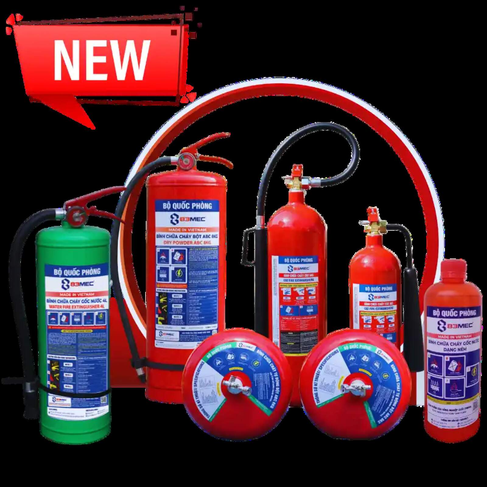 Phân phối sỉ bình chữa cháy 83MEC chính hãng – Bộ Quốc Phòng
