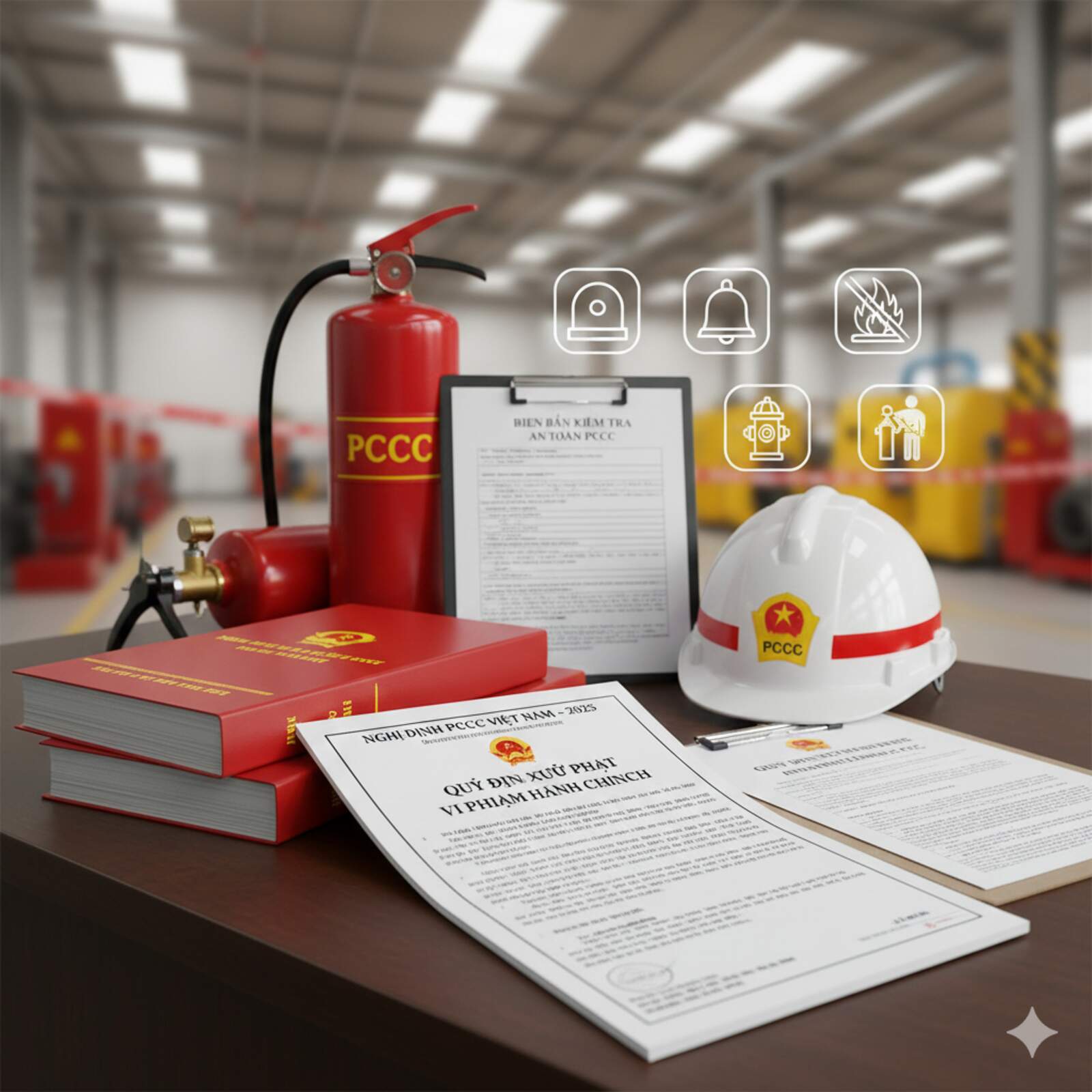 Mức xử lý vi phạm PCCC mới nhất 2025 tại Việt Nam
