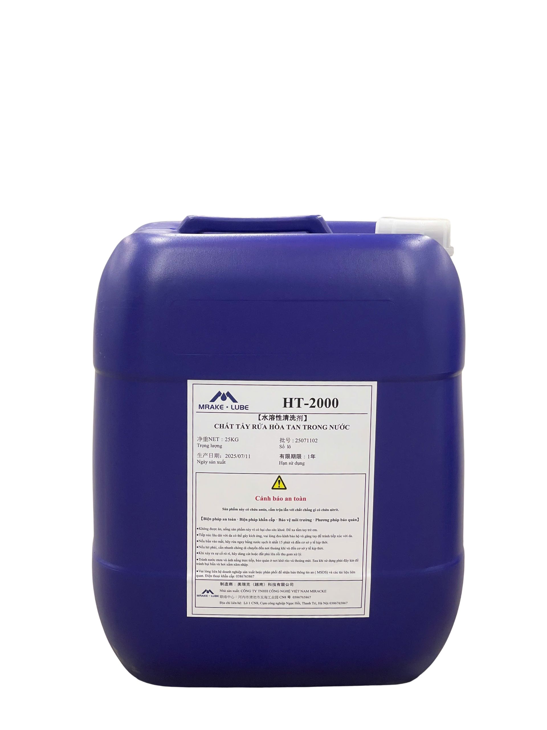 Chất tẩy rửa hòa tan trong nước HT-2000