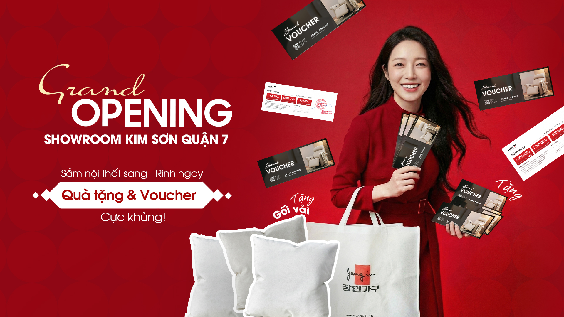 TƯNG BỪNG KHAI TRƯƠNG JANG IN KIM SƠN QUẬN 7