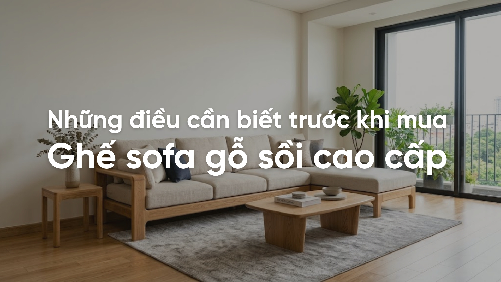 Những điều cần biết trước khi mua ghế sofa gỗ sồi cao cấp