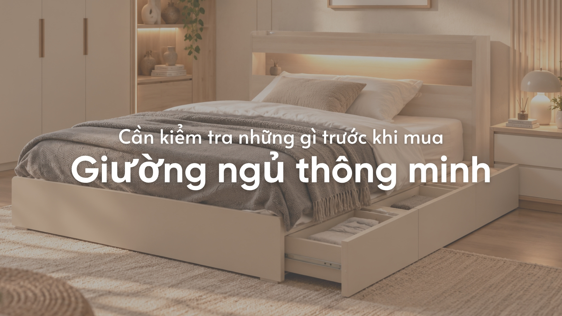 Cần kiểm tra những gì trước khi mua giường ngủ thông minh