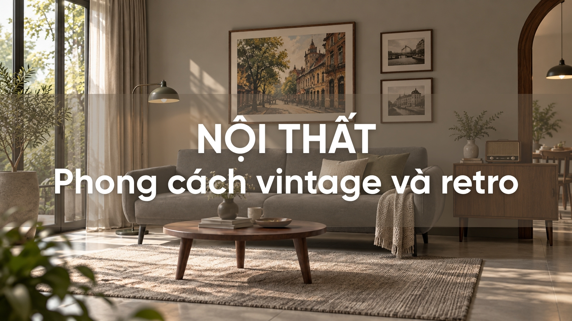Cách phân biệt nội thất phong cách vintage và retro chuẩn