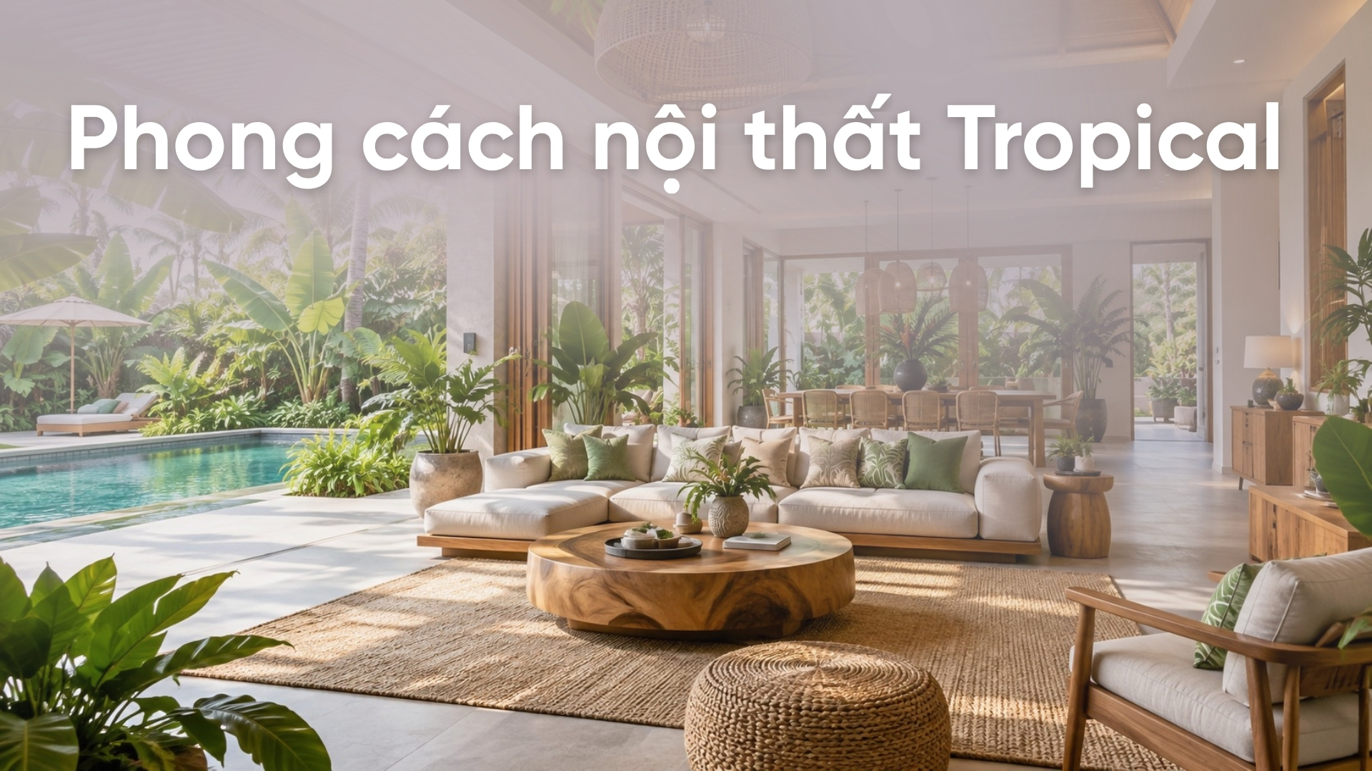 5 Lưu ý khi ứng dụng phong cách nội thất Tropical tại nhà