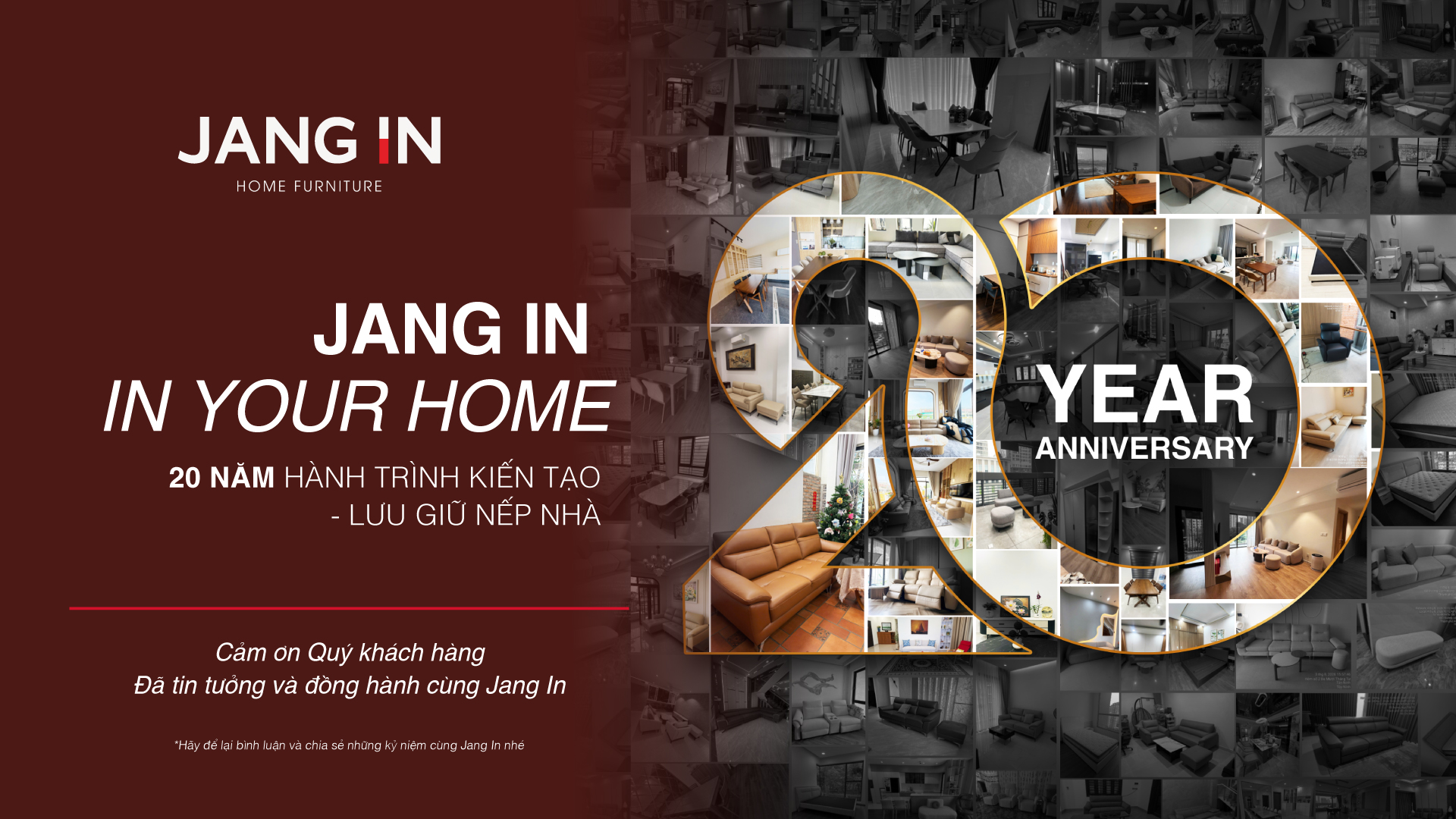 Jang In Furniture kỷ niệm 20 năm có mặt tại Việt Nam