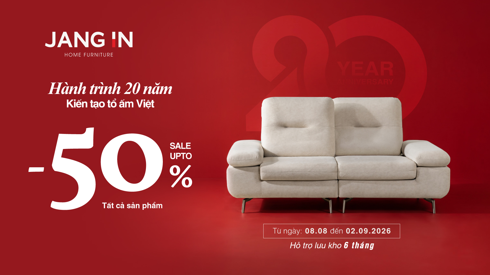 20 năm một hành trình - Tháng tri ân, ưu đãi đến 50%