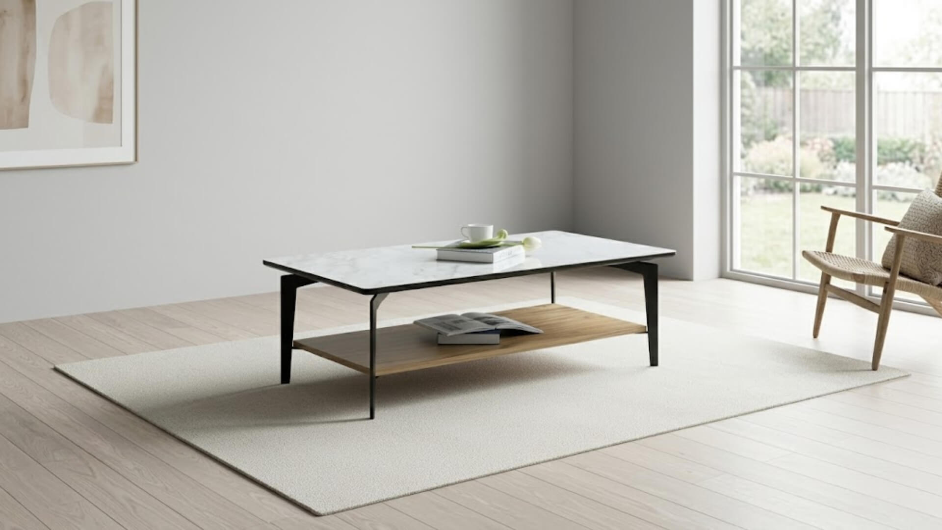 Bàn sofa hình chữ nhật