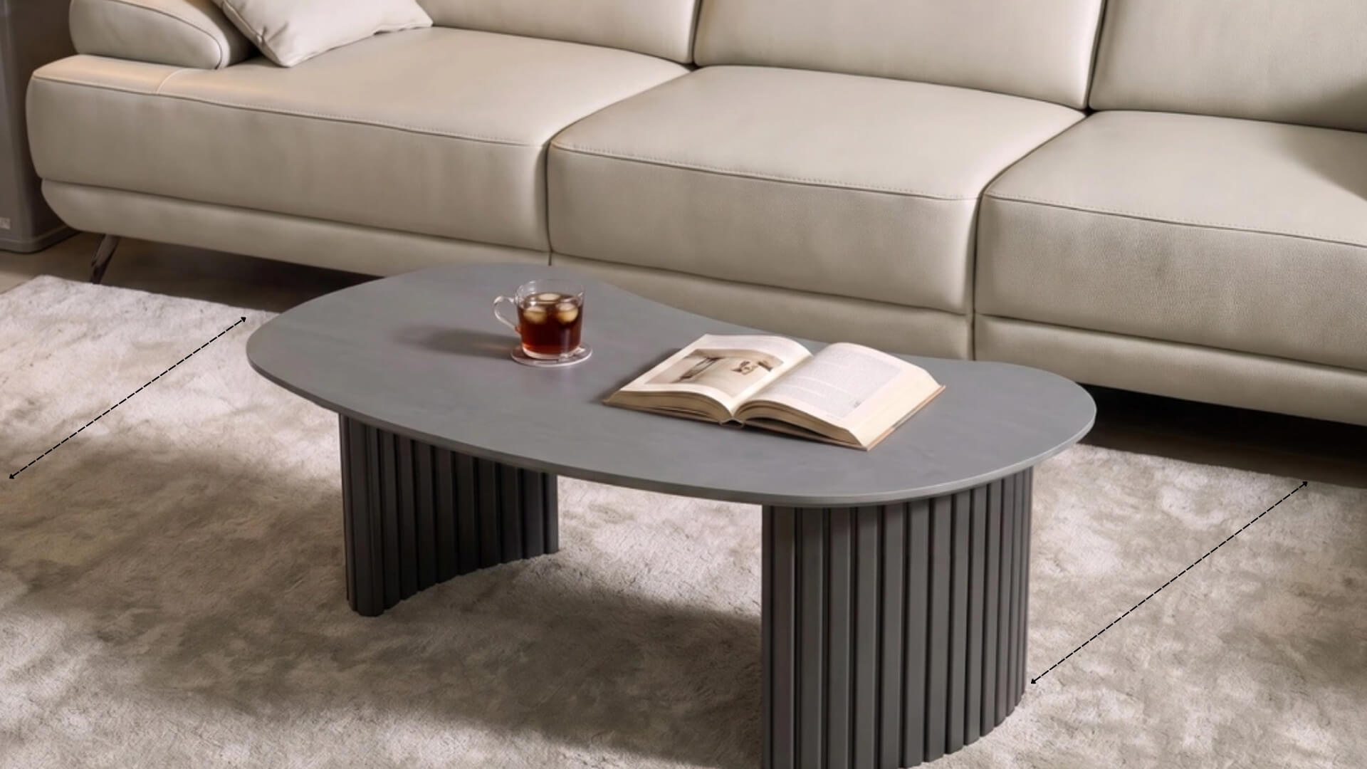 Bàn sofa nên cách ghế sofa bao nhiêu