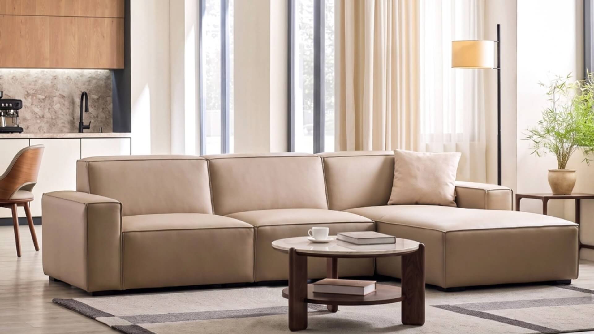 Các kích thước sofa chữ L phổ biến