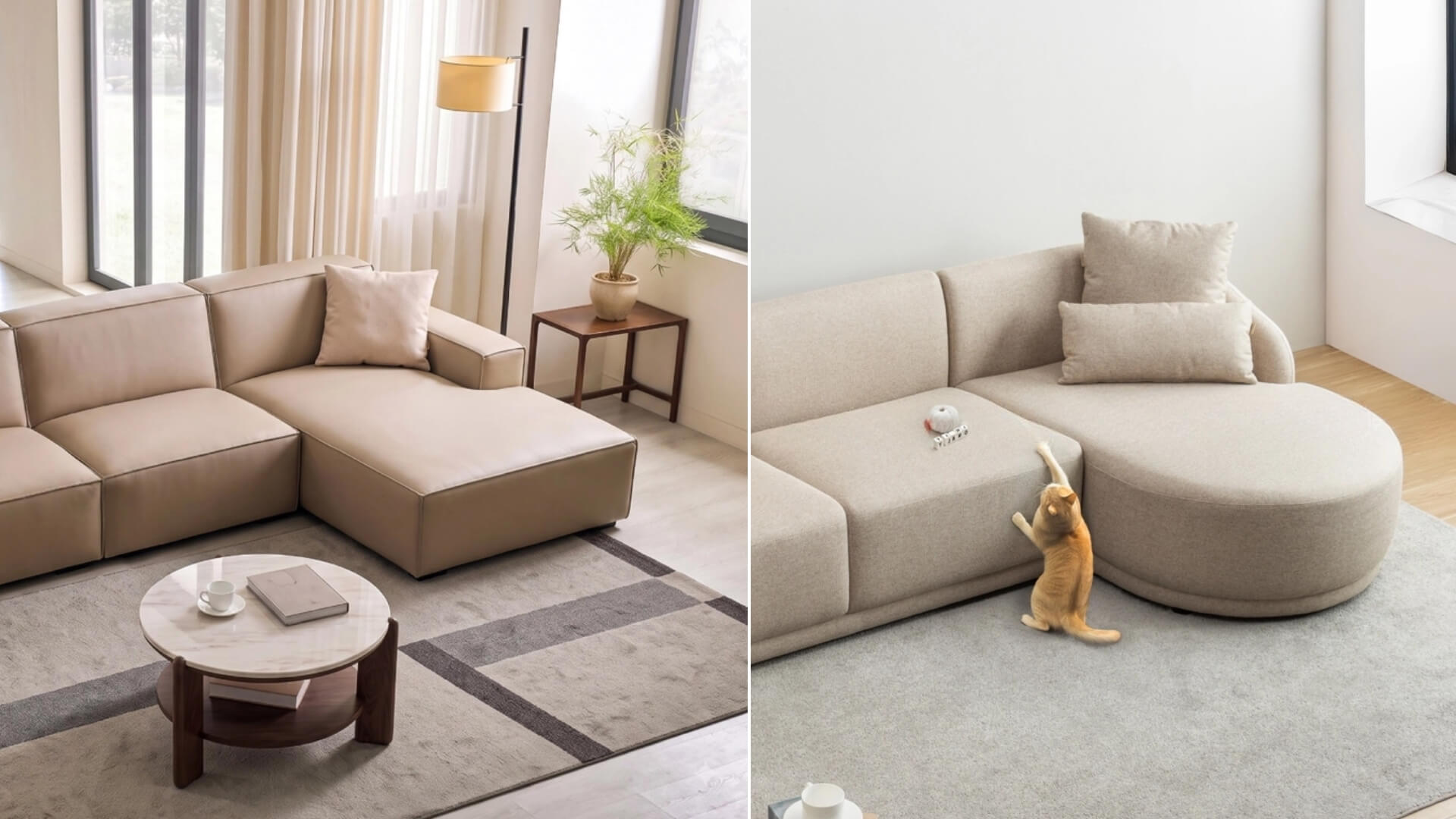 Các kiểu ghế sofa chữ L phổ biến