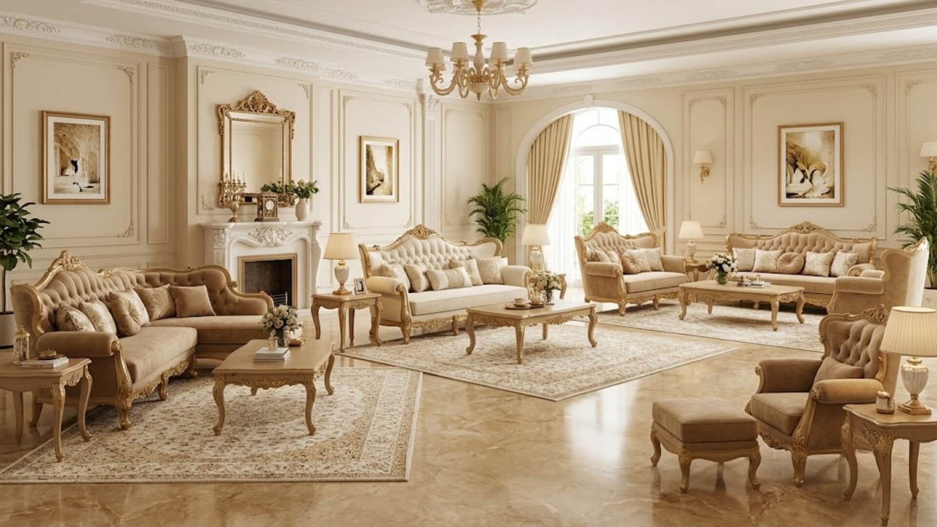 Các kiểu sofa tân cổ điển phổ biến