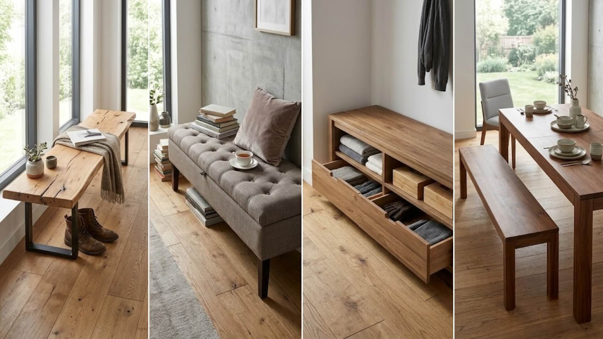 Các loại ghế băng phổ biến hiện nay