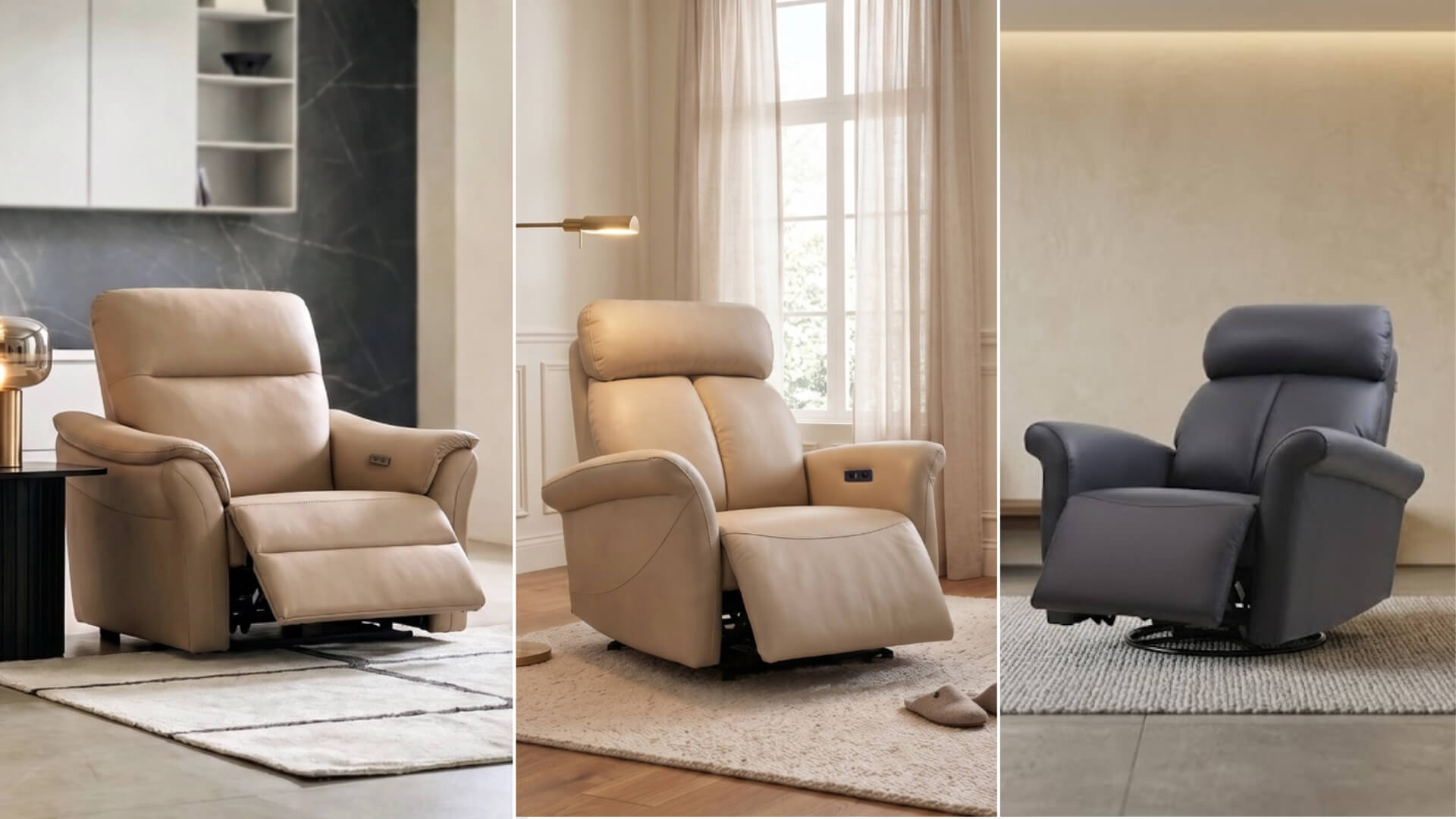 Các loại ghế sofa chỉnh điện phổ biến