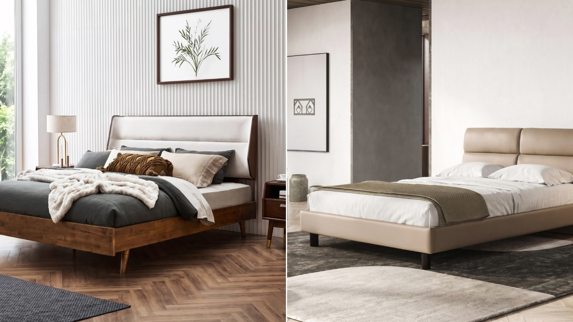 Các loại giường ngủ hiện đại theo chất liệu