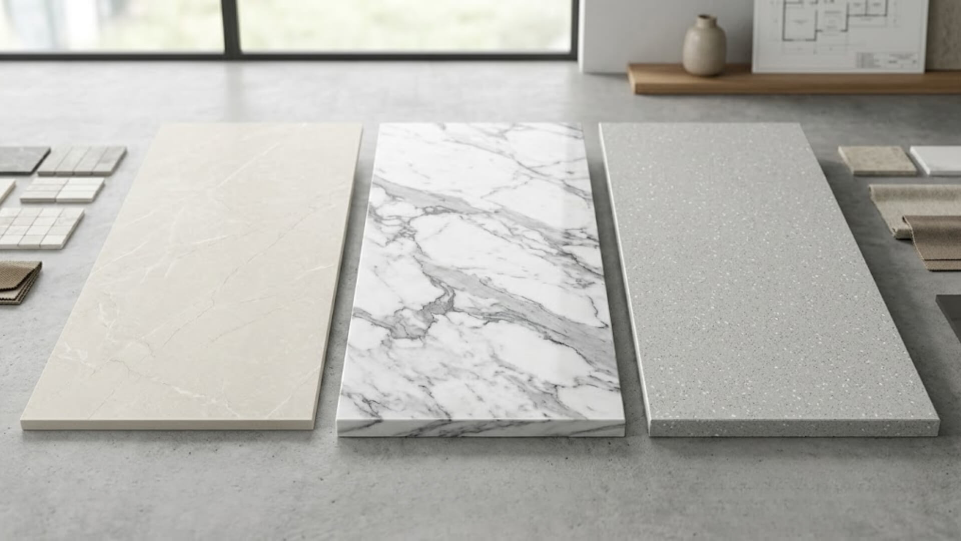 Các loại mặt đá phổ biến dùng cho bàn ăn