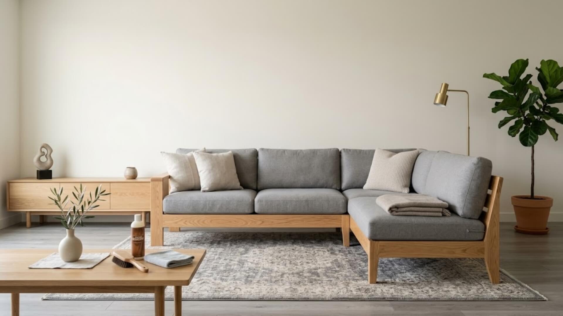 Cách bảo quản ghế sofa gỗ sồi