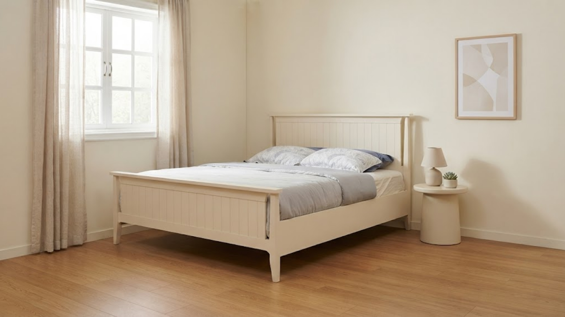Cách bố trí giường kê 2 vách hợp lý