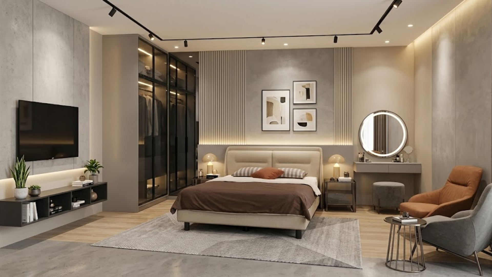 Cách bố trí giường ngủ 1m6 phù hợp với không gian