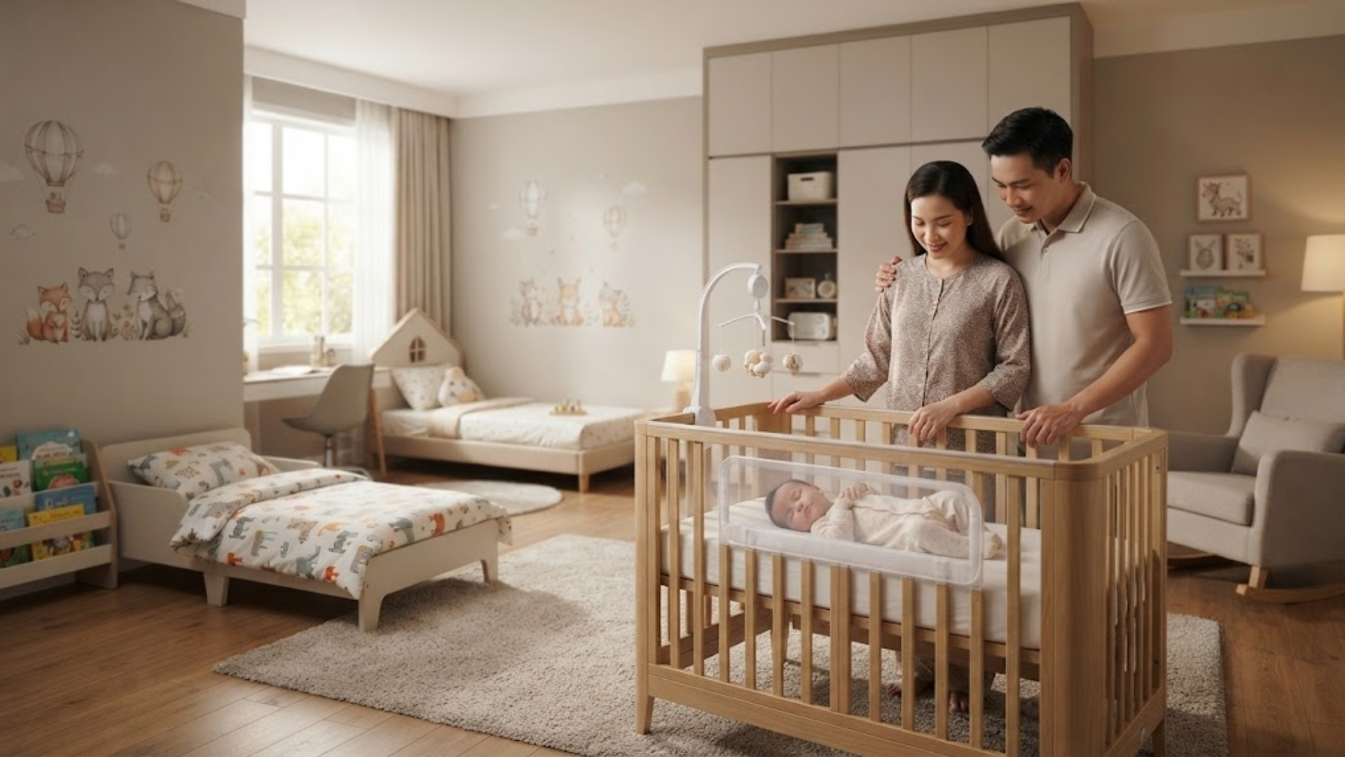 Cách chọn giường ngủ cho bé theo độ tuổi