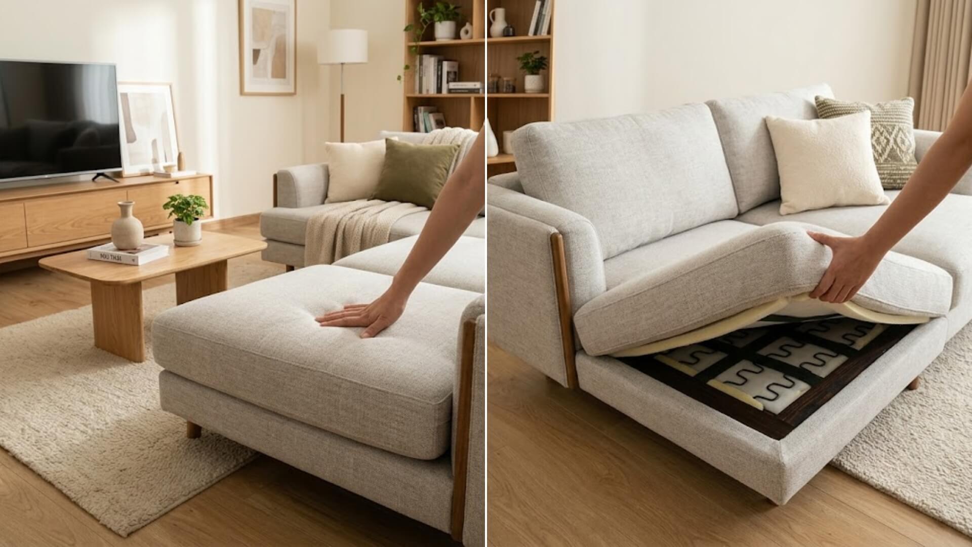Cách kiểm tra sofa trước khi quyết định mua