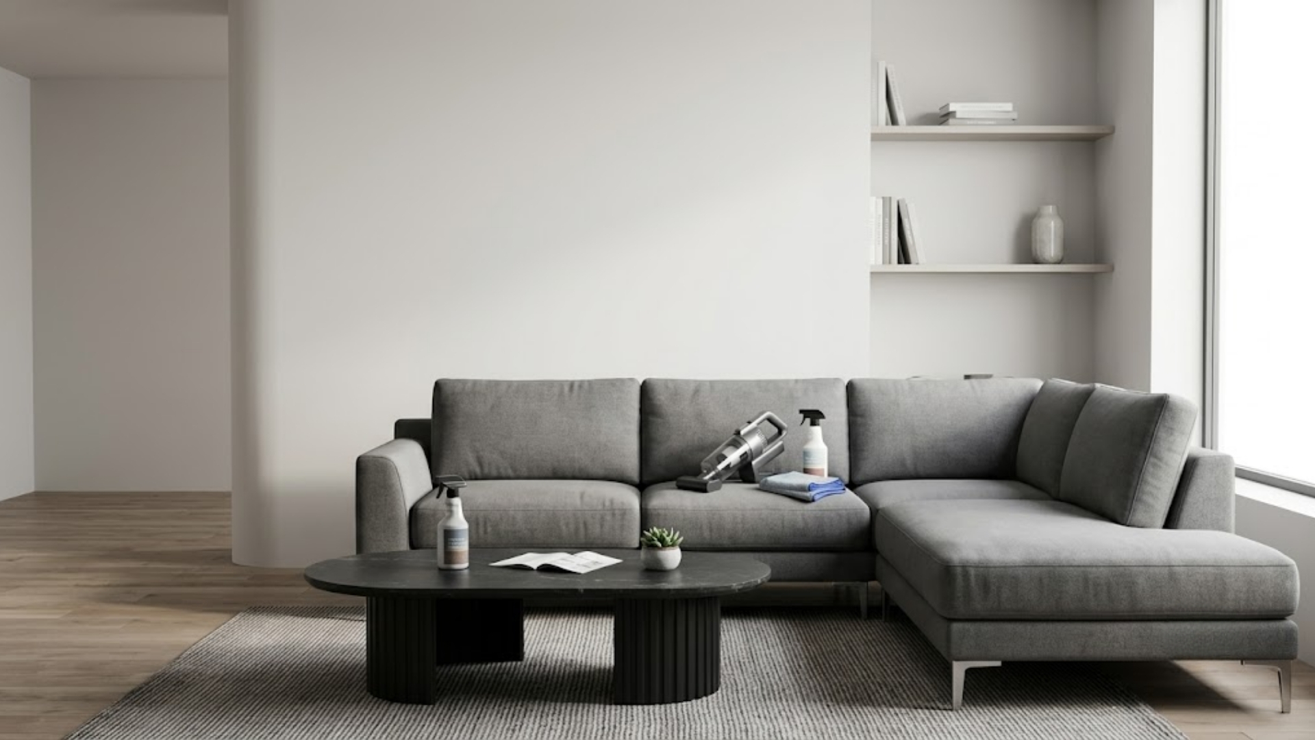 Cách vệ sinh và bảo quản sofa nỉ phòng khách