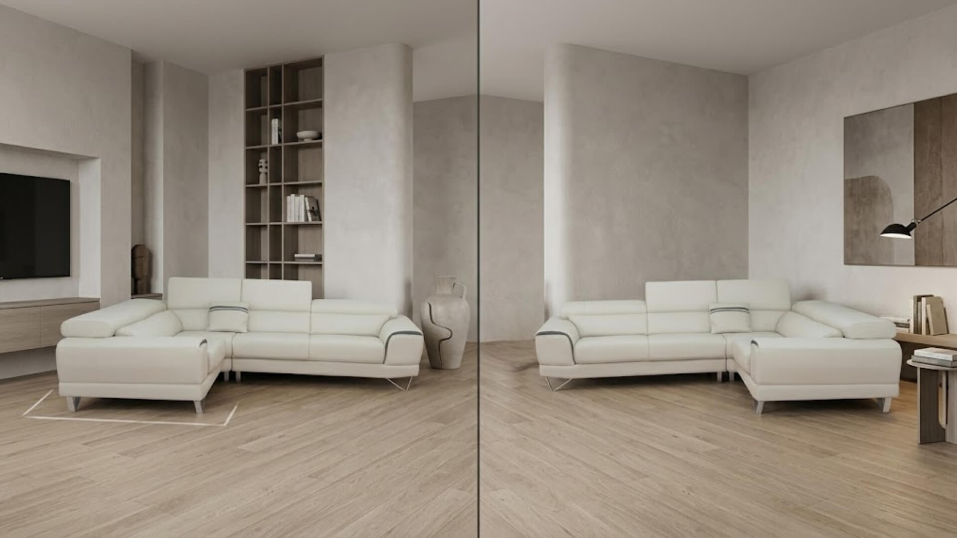 Cách xác định hướng sofa góc chữ L phù hợp