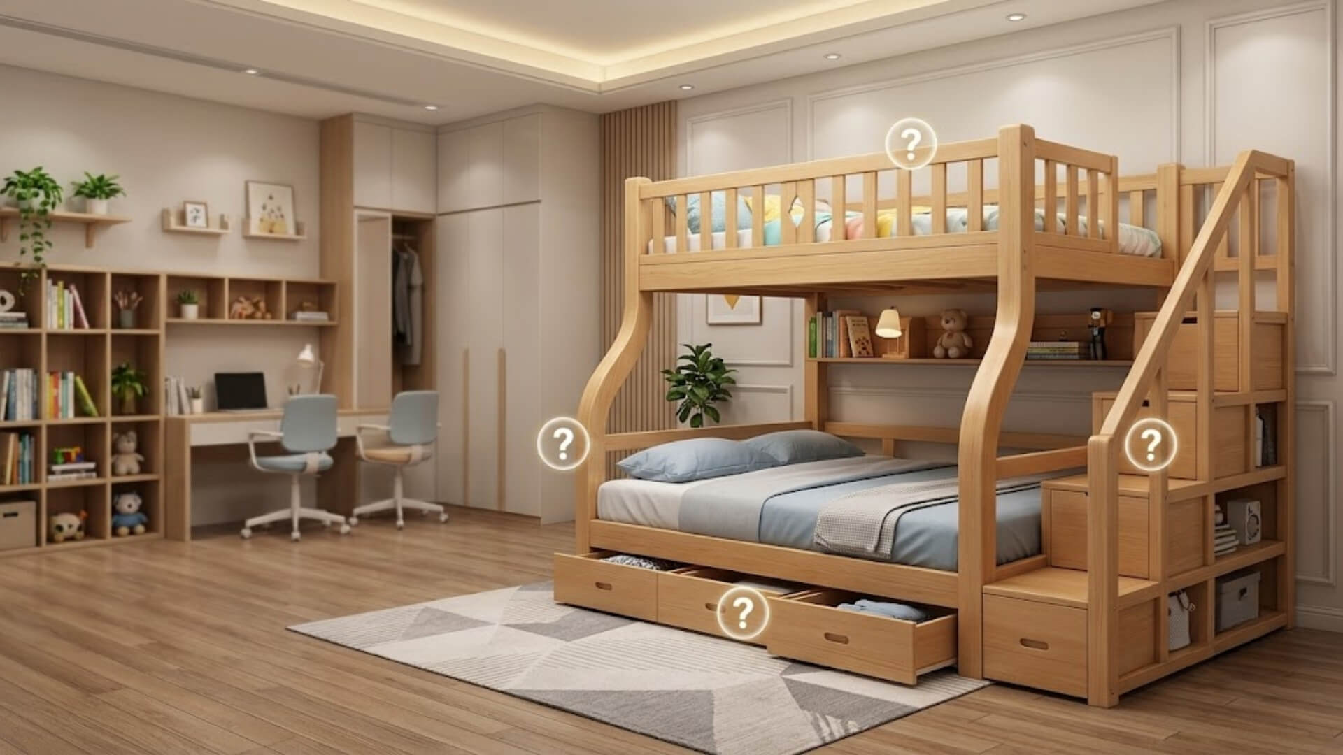 Câu hỏi thường gặp về giường ngủ 2 tầng