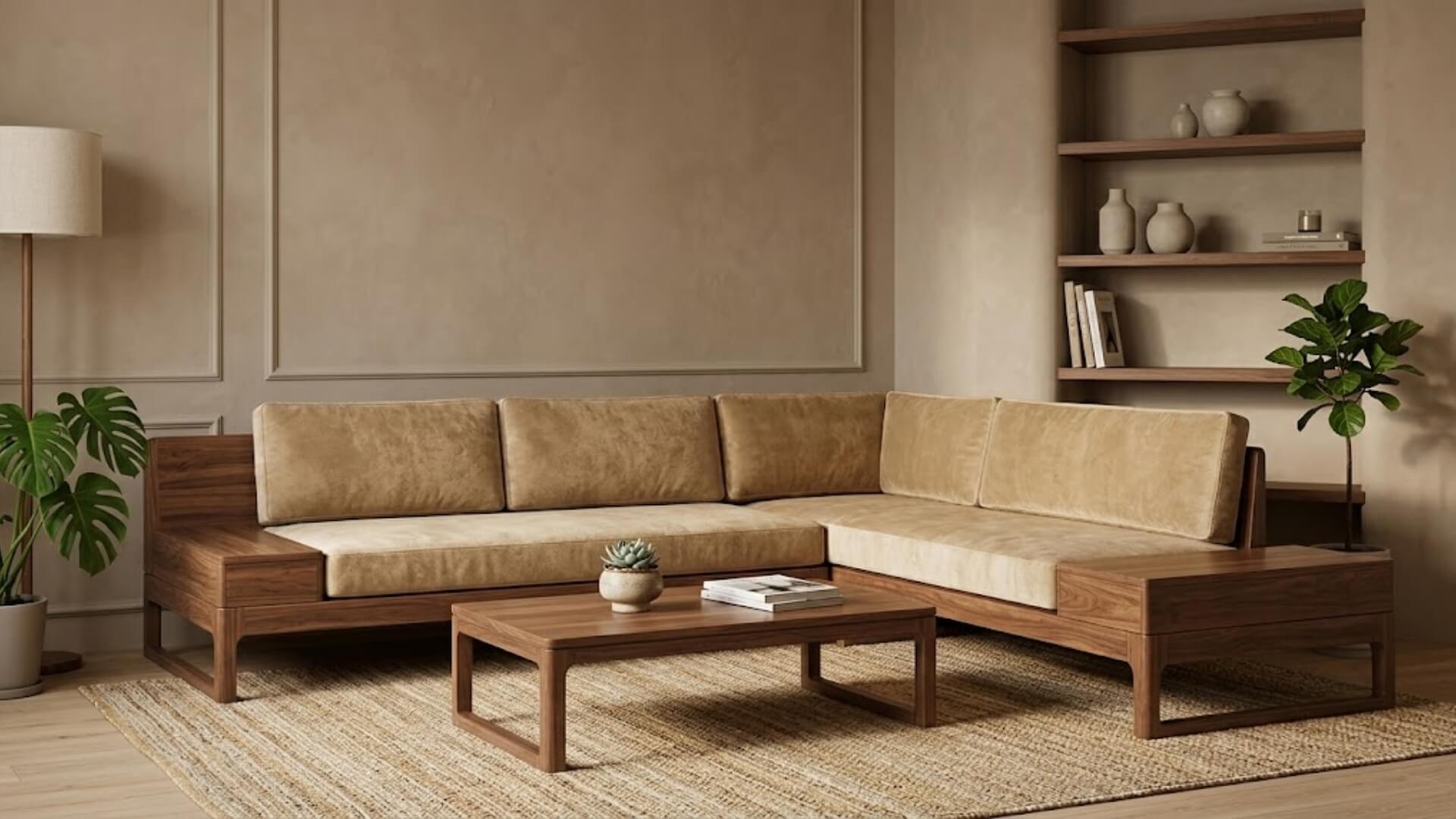 Câu hỏi thường gặp về sofa gỗ chữ L
