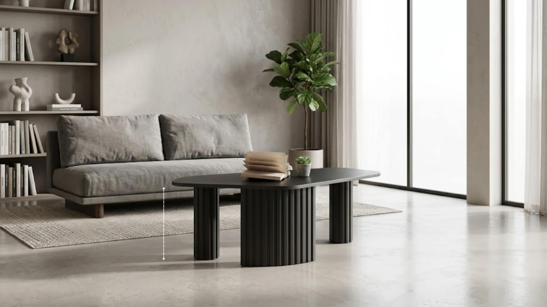 Chiều cao bàn sofa
