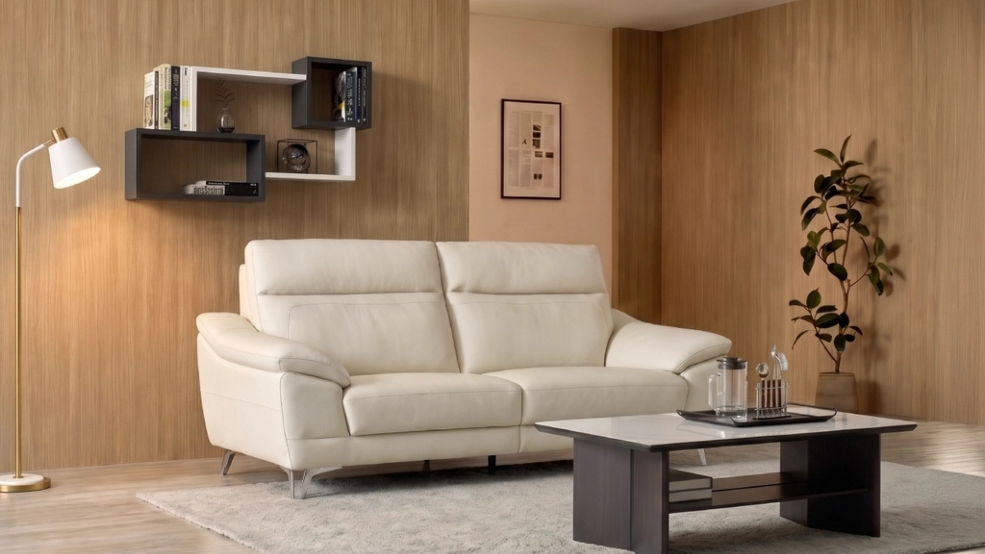 Chiều sâu sofa 3 chỗ